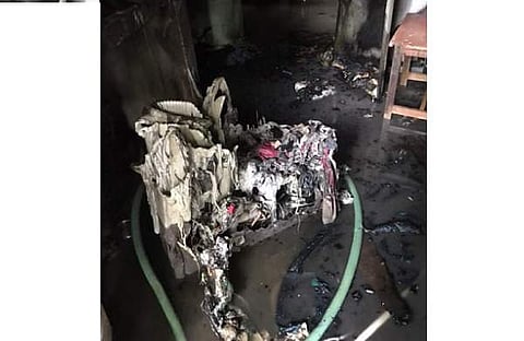 ആലുവയില് പാചകവാതക സിലിണ്ടര് പൊട്ടിത്തെറിച്ചപ്പോള്, സ്ക്രീന്ഷോട്ട്