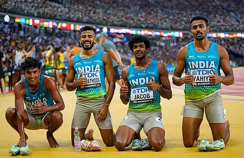 ഇന്ത്യൻ റിലേ ടീം/ ചിത്രം: പിടിഐ