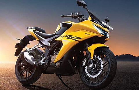 ഹീറോ മോട്ടോകോര്പ്പ് എക്സില് പങ്കുവെച്ച കരിസ്മയുടെ ചിത്രം