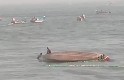 മുതലപ്പൊഴിയില് വീണ്ടും വള്ളം മറിഞ്ഞപ്പോള്, സ്ക്രീന്ഷോട്ട്