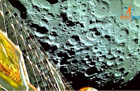 ഐഎസ്ആർഒ പുറത്തുവിട്ട വിഡിയോയിൽ നിന്നുള്ള സ്ക്രീൻഷോട്ട്