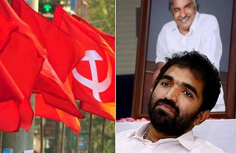 എല്ഡിഎഫ് പതാക, ചാണ്ടി ഉമ്മന്