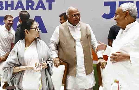 രാഹുൽ ഗാന്ധി, മമത, ഖാർഗെ, നിതീഷ് കുമാർ/ പിടിഐ