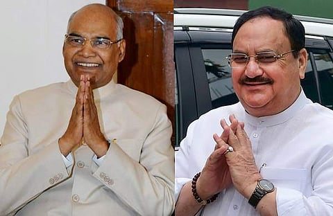 റാംനാഥ് കോവിന്ദ്, ജെപി നഡ്ഢ/ഫയല്