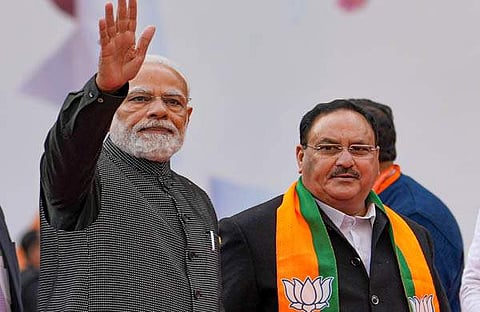 നരേന്ദ്രമോദി, ജെപി നഡ്ഡ/ ഫയൽ