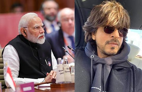 നരേന്ദ്ര മോദി, ഷാരുഖ് ഖാന്/ഫോട്ടോ: ഫെയ്സ്ബുക്ക്