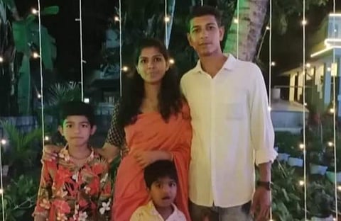 മരിച്ച നിജോയും കുടുംബവും/ ടിവി ദൃശ്യം