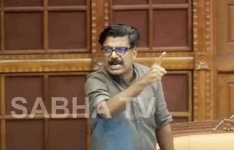 മാത്യു കുഴല്നാടന് നിയസഭയില്/സഭ ടിവി സ്ക്രീന്ഷോട്ട്