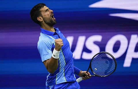 വിജയം ആഘോഷിക്കുന്ന ജോക്കോവിച്/ പിടിഐ