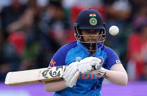 ഷെഫാലി വർമ്മയുടെ ബാറ്റിംഗ്/ ട്വിറ്റർ