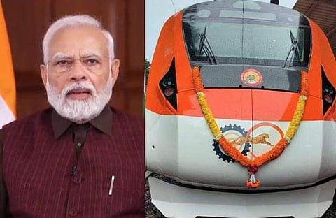 പ്രധാനമന്ത്രി, വന്ദേഭാരത് ട്രെയിൻ/ എക്സ്
