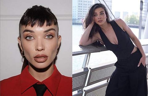 എമി ജാക്സൻ പുതിയ ലുക്ക്, പഴയ ലുക്ക്/ ഇൻസ്റ്റഗ്രാം