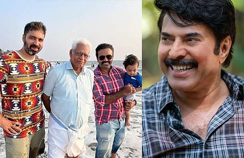 റോബിയും റോണിയും അച്ഛൻ രാജനൊപ്പം/ ഇൻസ്റ്റഗ്രാം, മമ്മൂട്ടി/ ഫെയ്സ്ബുക്ക്