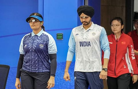 ദിവ്യ സുബ്ബരാജു, സരബ്ജോത് സിങ്/ പിടിഐ