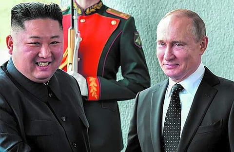 കിം ജോങ് ഉന്, പുടിന്/എഎഫ്പി