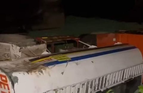 പെരിന്തല്മണ്ണയില് ടാങ്കര് ലോറി മറിഞ്ഞ നിലയില്, സ്ക്രീന്ഷോട്ട്