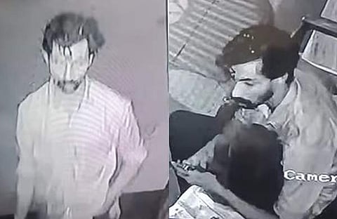 പ്രതിയെന്നു സംശയിക്കുന്ന ആളുടെ സിസിടിവി ദൃശ്യം