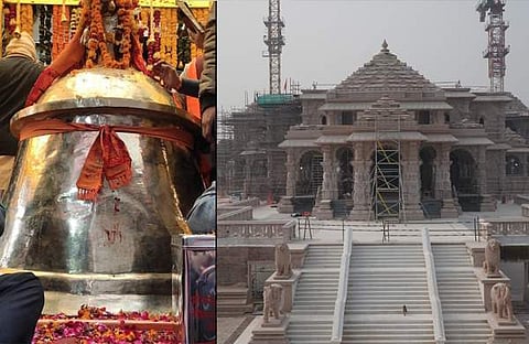 രാമക്ഷേത്രത്തില് സ്ഥാപിക്കാനുള്ള അമ്പലമണി