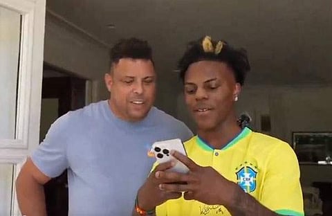 റൊണാള്ഡോ, ഐഷോസ്പീഡ് /എക്സ്