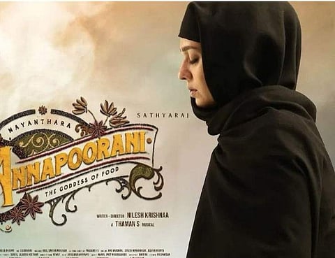 അന്നപൂരണി പോസ്റ്റർ