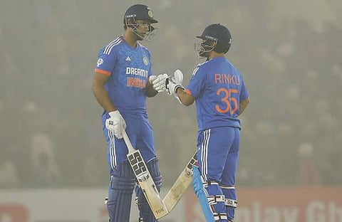 ശിവം ഡുബെ, റിങ്കു സിങ്/ പിടിഐ