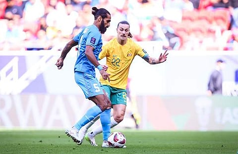 ഇന്ത്യ ഓസ്ട്രേലിയ മത്സരത്തിൽ നിന്ന്/ ചിത്രം: ഇന്ത്യൻ ഫുട്ബോൾ ടീം ട്വിറ്റർ