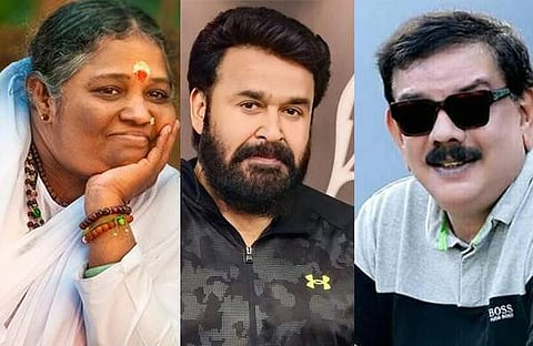 മാതാ അമൃതാനന്ദമയി, മോഹന്ലാല്, പ്രിയദര്ശന്/ഫെയ്സ്ബുക്ക്