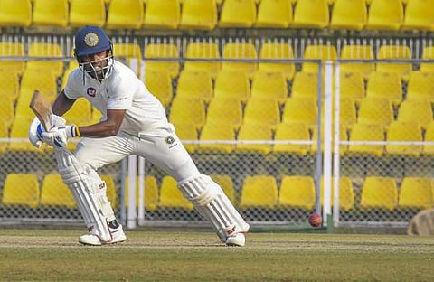 സെഞ്ച്വറി നേടിയ സച്ചിൻ ബേബിയുടെ ബാറ്റിങ്/ പിടിഐ