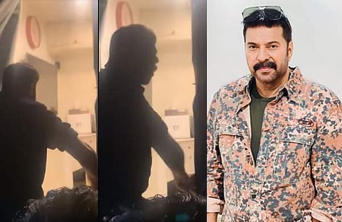 മമ്മൂട്ടി വൈറൽ വിഡിയോ/ സ്ക്രീൻഷോട്ട്