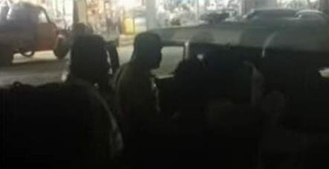 വൈത്തിരി ഇന്സ്പെക്ടര് പൊലീസുകാരനെ മര്ദിക്കുന്നതിന്റെ വീഡിയോ ദൃശ്യം