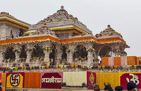 പുഷ്പാലംകൃതമായ രാമക്ഷേത്രം, പിടിഐ