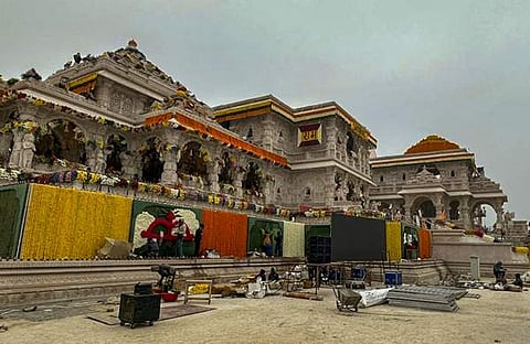 അയോധ്യയിലെ രാമക്ഷേത്രം/ പിടിഐ