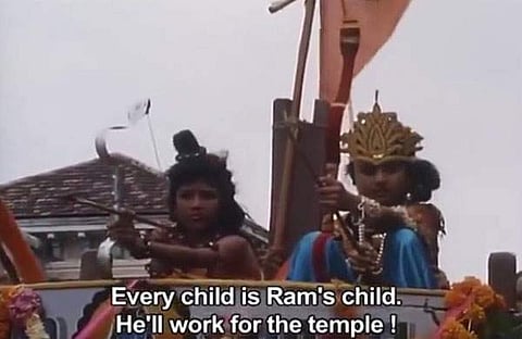 രാം കെ നാം ഡോക്യുമെന്ററിയില് നിന്ന്/ ഫോട്ടോ: വീഡിയോ സ്ക്രീന്ഷോട്ട്