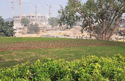 അയോധ്യയിൽ നിർമ്മാണം നടക്കുന്ന രാമക്ഷേത്രം/ എക്സ്