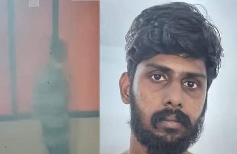 അറസ്റ്റിലായ അഖില്/ ടിവി ദൃശ്യം