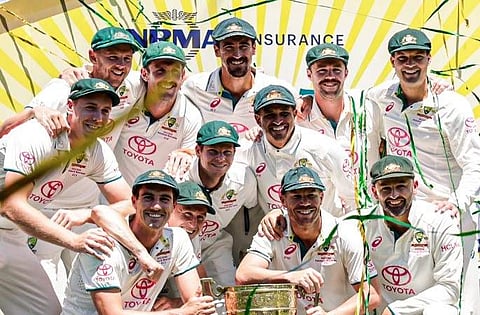 പാകിസ്ഥാനെതിരായ ടെസ്റ്റ് പരമ്പര നേടിയ ഓസിസ് ടീം/ എക്സ്