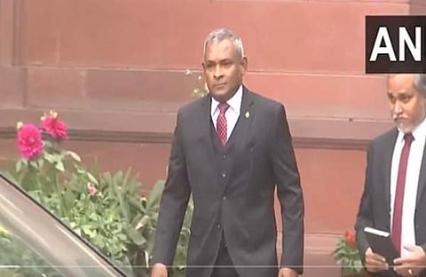 മാലി ഹൈക്കമ്മീഷണര് കൂടിക്കാഴ്ചയ്ക്ക് ശേഷം/ എഎന്ഐ