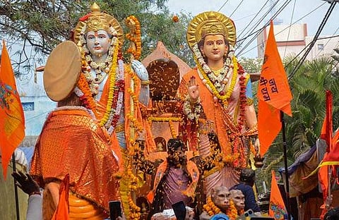 റാഞ്ചിയിൽ നടന്ന രാമ രഥയാത്ര/ പിടിഐ