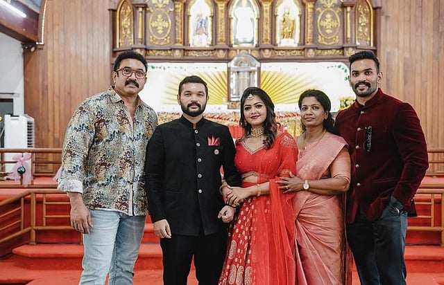 ബാബു രാജ് മകന് അഭയ് യുടെ വിവാഹത്തിന്