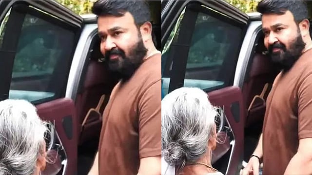 'വരുന്നോ എന്റെ കൂടെ?'; 'മുത്തശ്ശി' ആരാധികയോട് മോഹന്‍ലാല്‍ പറഞ്ഞത്, വിഡിയോ