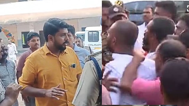വസീഫിനെ യൂത്ത് ലീഗ് പ്രവര്‍ത്തകര്‍ കയ്യേറ്റം ചെയ്തു, കോവളത്ത് ശശി തരൂരിനെ തടഞ്ഞു