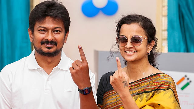 തമിഴ്നാട് മുഖ്യമന്ത്രി ഉദയനിധി സ്റ്റാലിനും ഭാര്യയും
