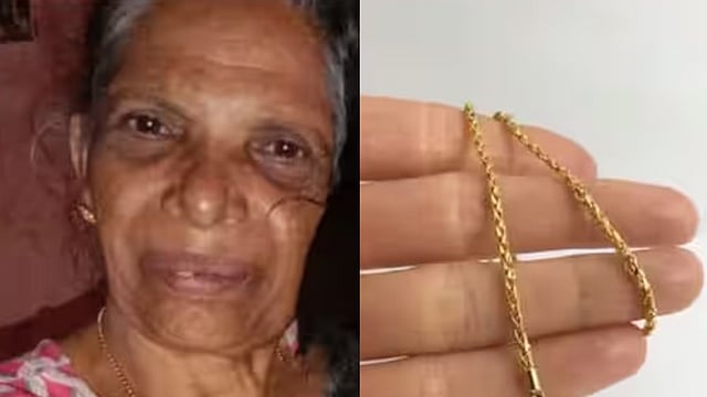 മൂന്ന് പവന്റെ സ്വര്‍ണമാലക്ക് വേണ്ടി അമ്മയെ കഴുത്തുഞെരിച്ചുകൊന്നു; മകന്‍ അറസ്റ്റില്‍