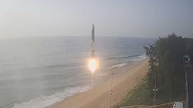 Agnikul Cosmos carries out successful sub-orbital launch of Agnibaan rocket