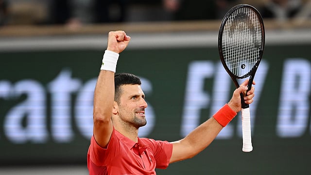 Novak Djokovic second-round win
