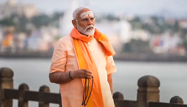 PM MODI Return from Kanyakumari