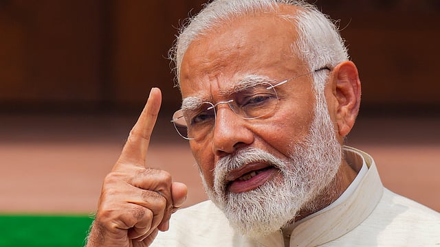 Those who imposed Emergency have no right to profess love for Constitution: PM Modi .