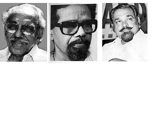 തിക്കോടിയന്, പട്ടത്തുവിള കരുണാകരന്, രാമു കാര്യാട്ട്
