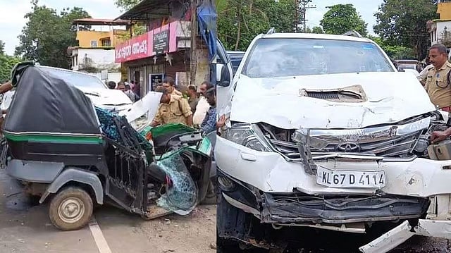 Autorickshaw driver dies after car collides with autorickshaw