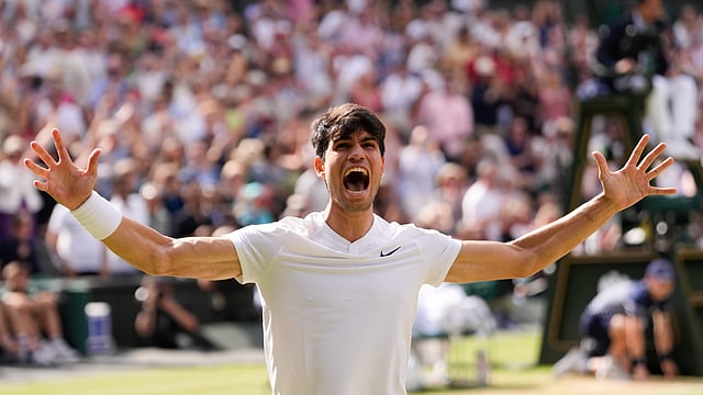 Wimbledon titles win alcaraz